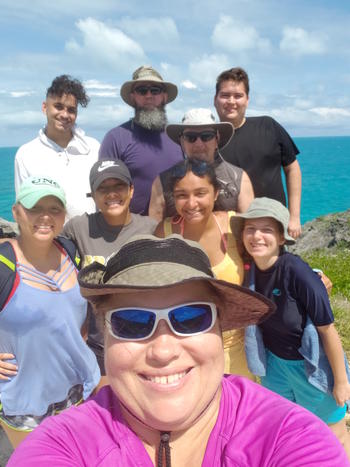 Marine Biology group in Bermuda