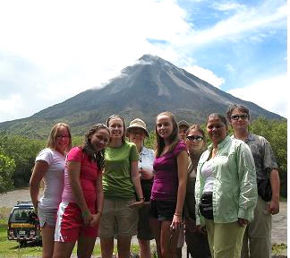 Costa Rican mountain peak
