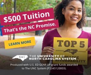 UNCP offers $500/semester tuition through NC Promise