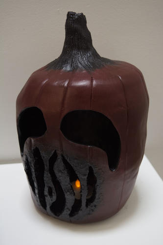 Clay Jack-o-Lantern by Amber Cranford
