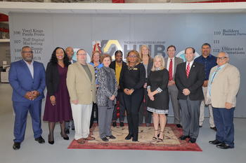 More than a dozen education leaders attended the School of Education’s annual superintendents’ breakfast at UNC Pembroke