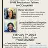 Flyer announcing science seminar on February 7th