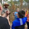 Zachary Lunn teaches children about wildlife